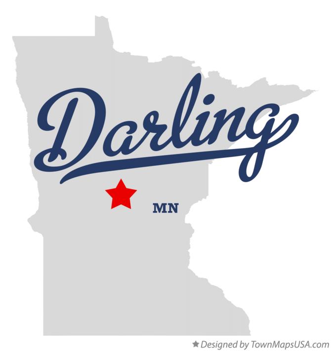 Map of Darling Minnesota MN