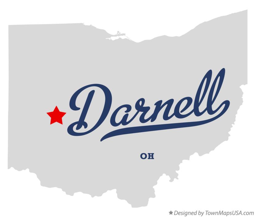 Map of Darnell Ohio OH