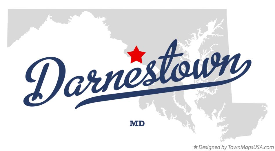 Map of Darnestown Maryland MD