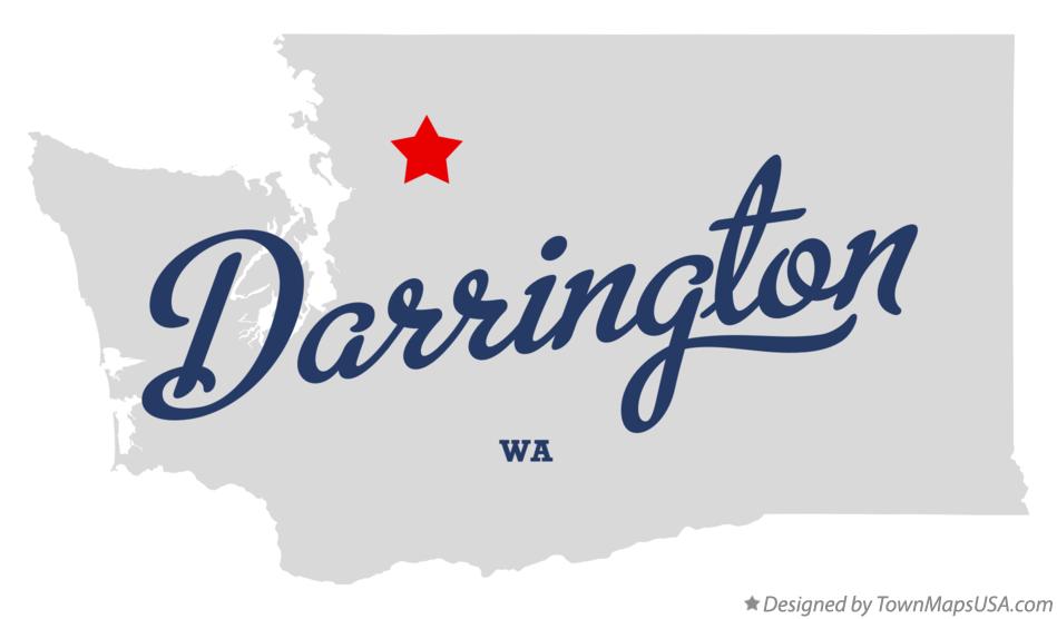 Map of Darrington Washington WA