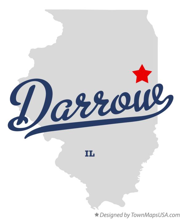 Map of Darrow Illinois IL