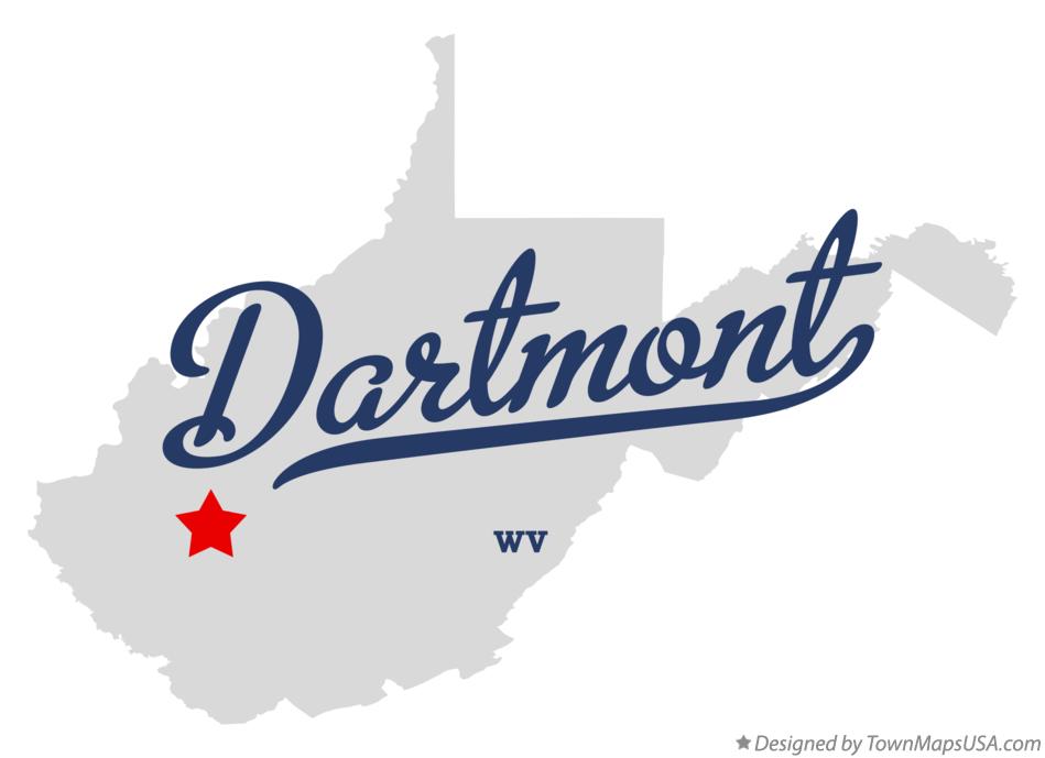 Map of Dartmont West Virginia WV