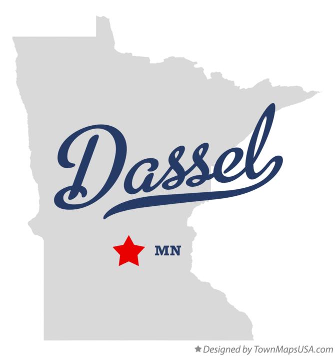 Map of Dassel Minnesota MN