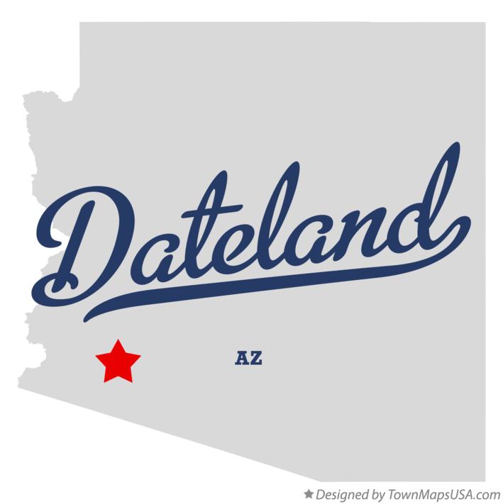 Map of Dateland Arizona AZ