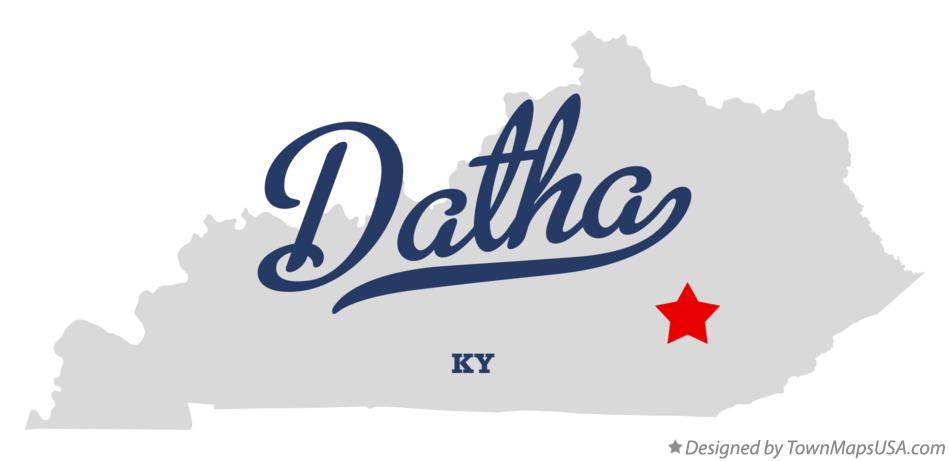 Map of Datha Kentucky KY