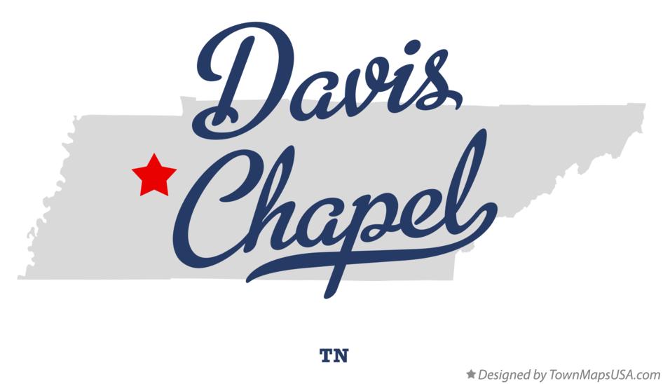 Map of Davis Chapel Tennessee TN