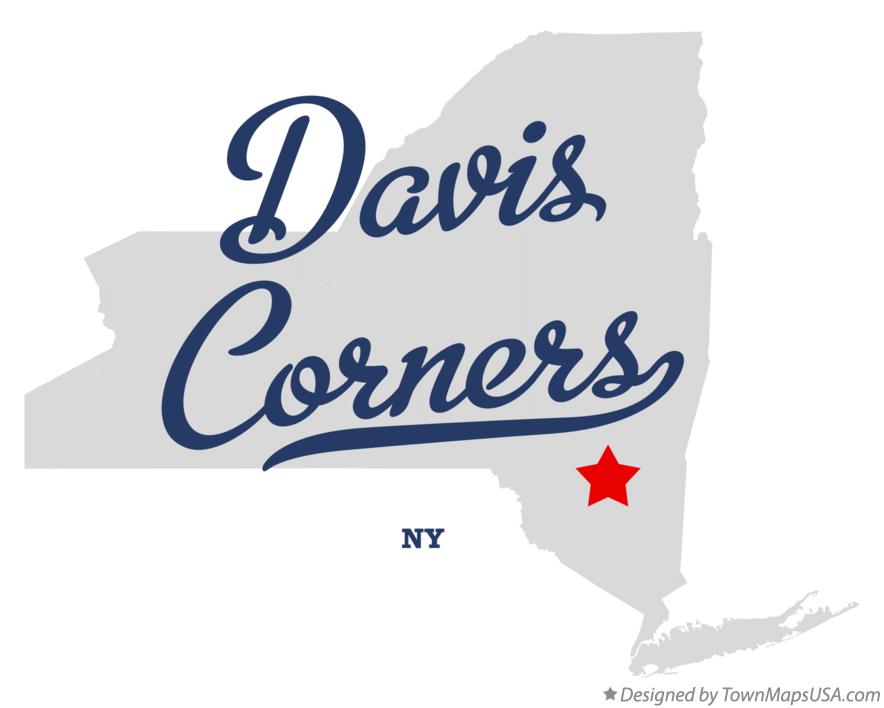 Map of Davis Corners New York NY