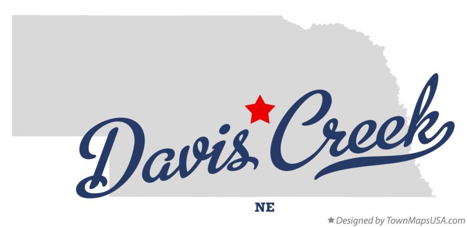 Map of Davis Creek Nebraska NE