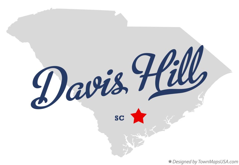 Map of Davis Hill South Carolina SC
