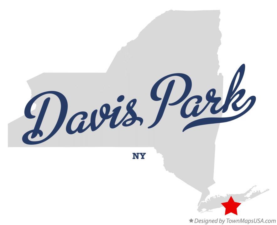 Map of Davis Park New York NY
