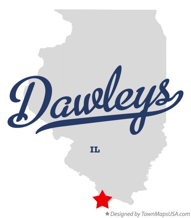 Map of Dawleys Illinois IL