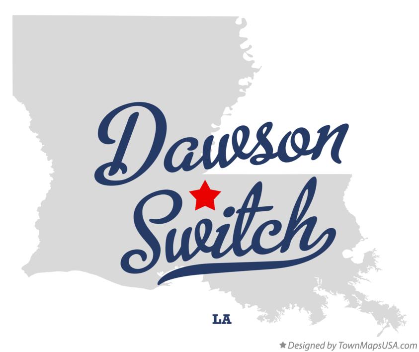 Map of Dawson Switch Louisiana LA