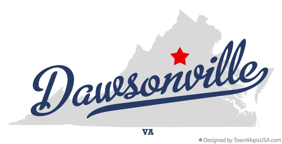 Map of Dawsonville Virginia VA