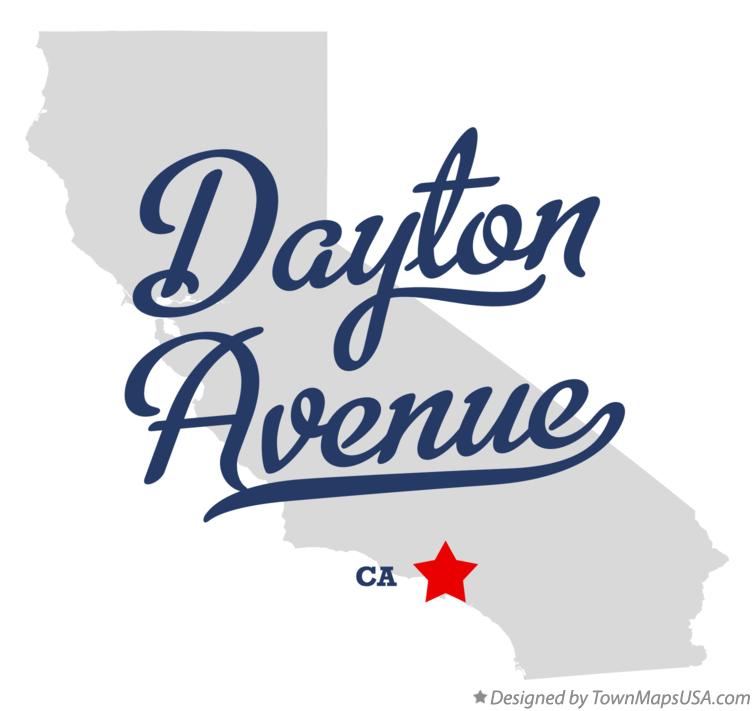 Map of Dayton Avenue California CA