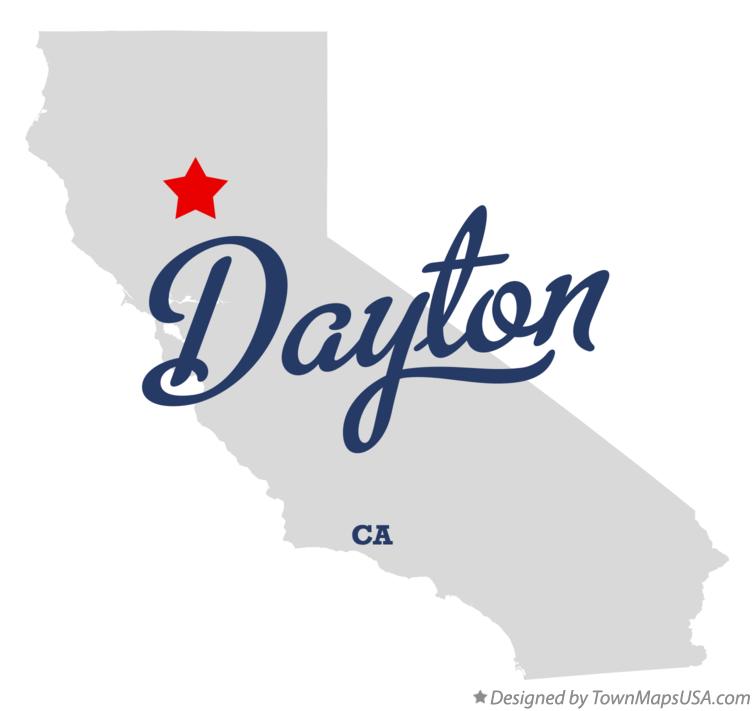 Map of Dayton California CA