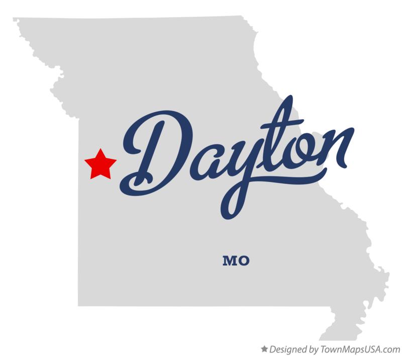 Map of Dayton Missouri MO