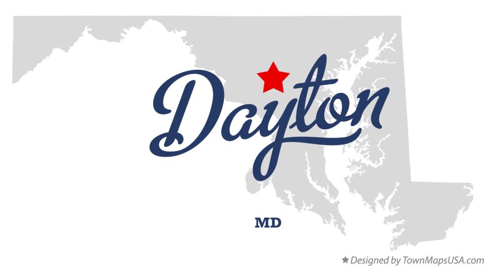 Map of Dayton Maryland MD