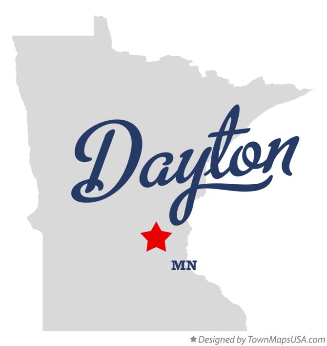 Map of Dayton Minnesota MN