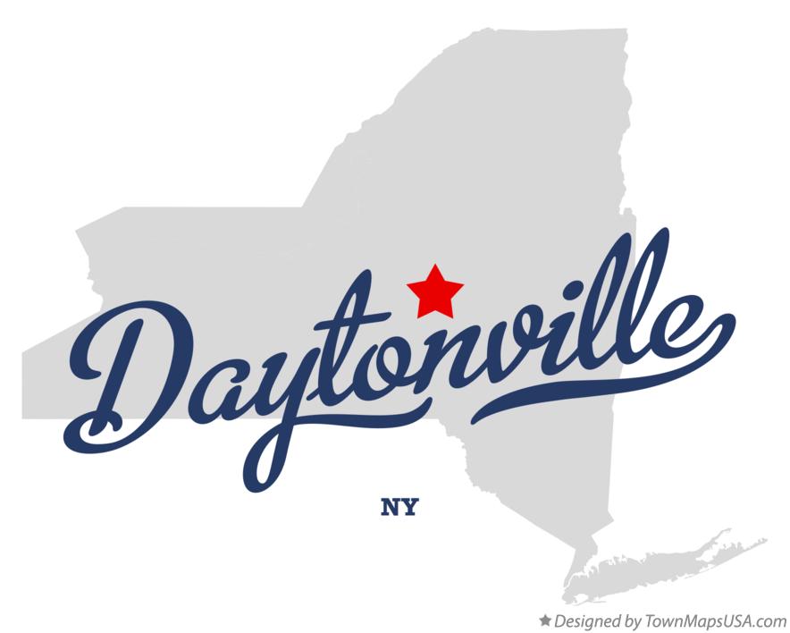 Map of Daytonville New York NY