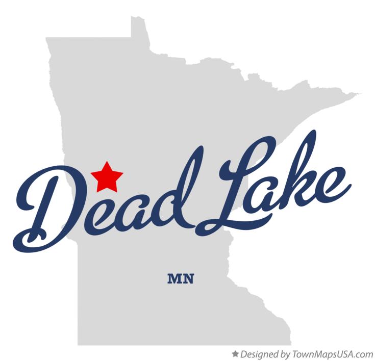 Map of Dead Lake Minnesota MN
