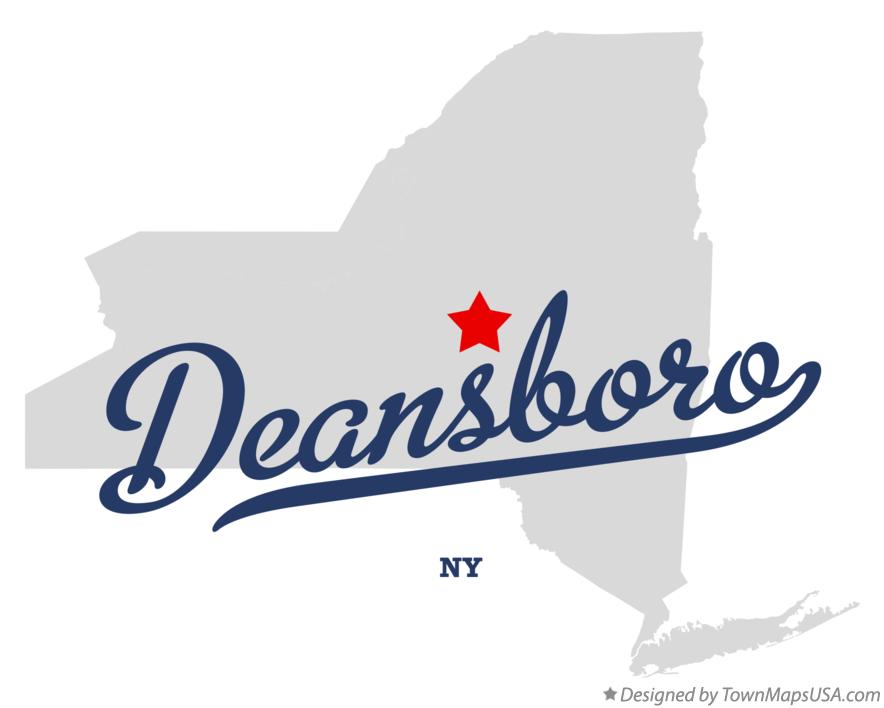Map of Deansboro New York NY