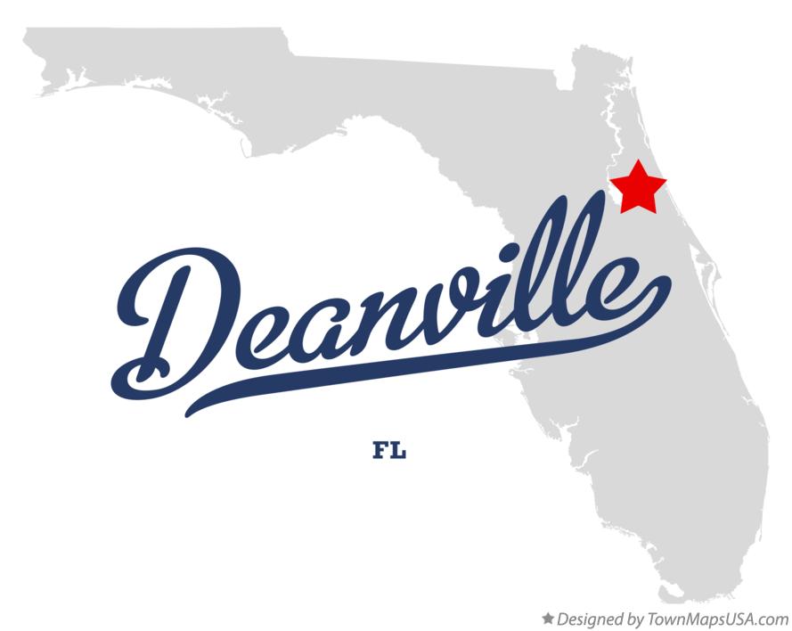 Map of Deanville Florida FL