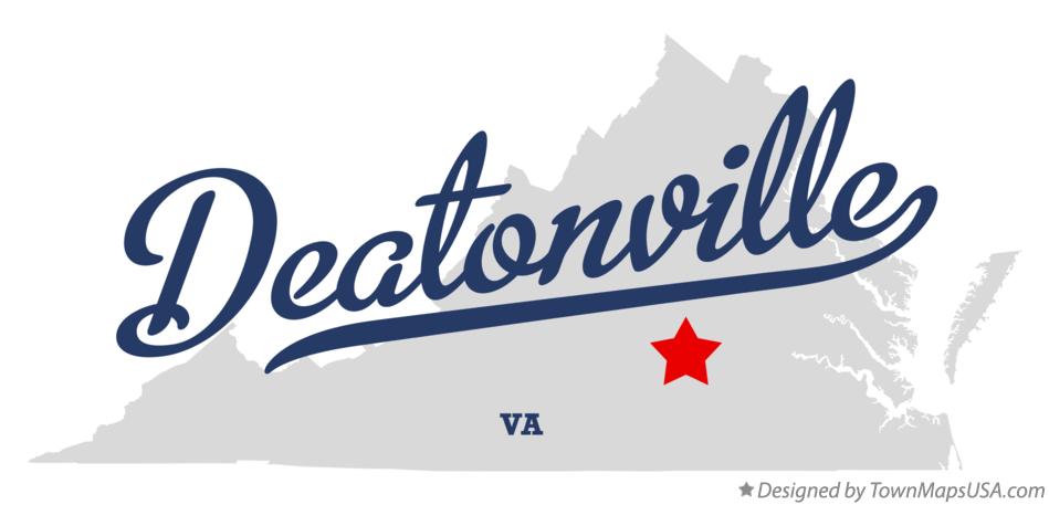 Map of Deatonville Virginia VA