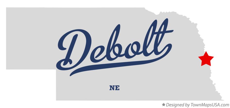 Map of Debolt Nebraska NE