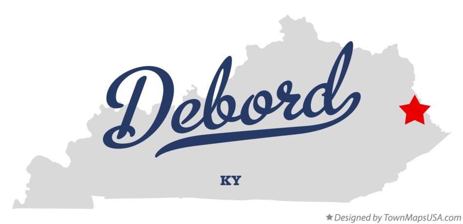 Map of Debord Kentucky KY
