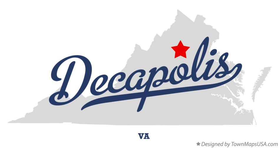 Map of Decapolis Virginia VA