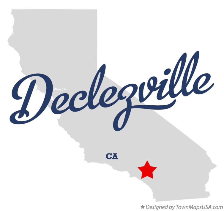 Map of Declezville California CA