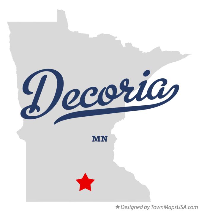 Map of Decoria Minnesota MN