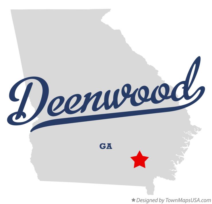 Map of Deenwood Georgia GA