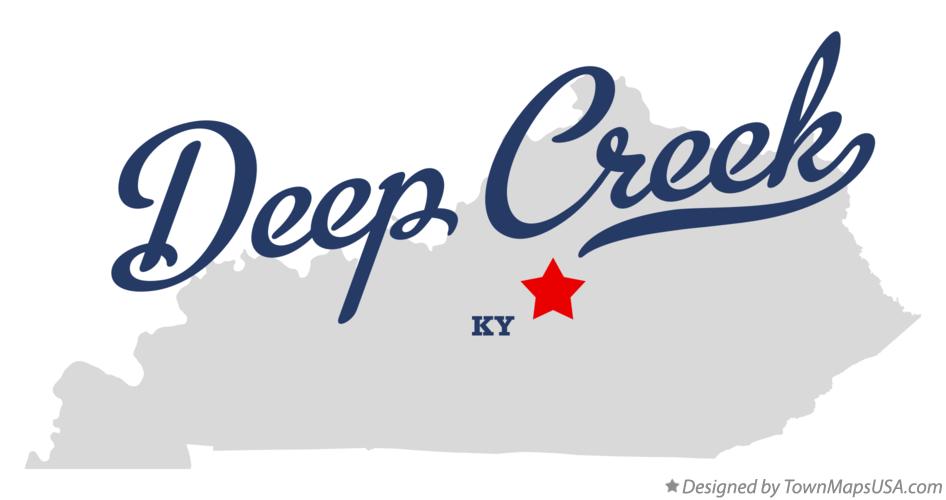 Map of Deep Creek Kentucky KY