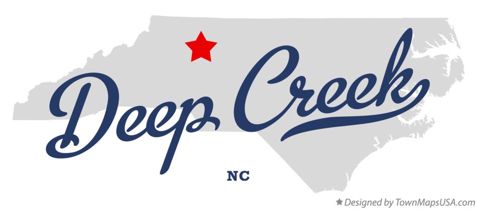 Map of Deep Creek North Carolina NC