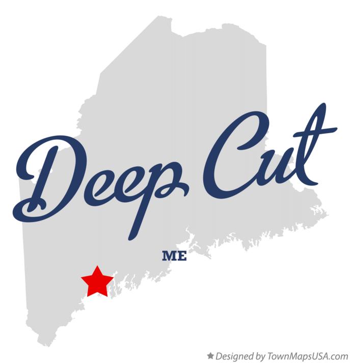 Map of Deep Cut Maine ME
