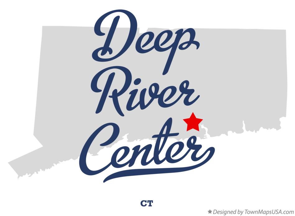 Map of Deep River Center Connecticut CT