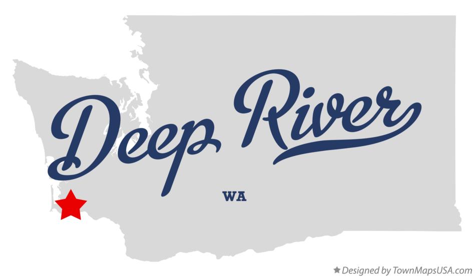 Map of Deep River Washington WA