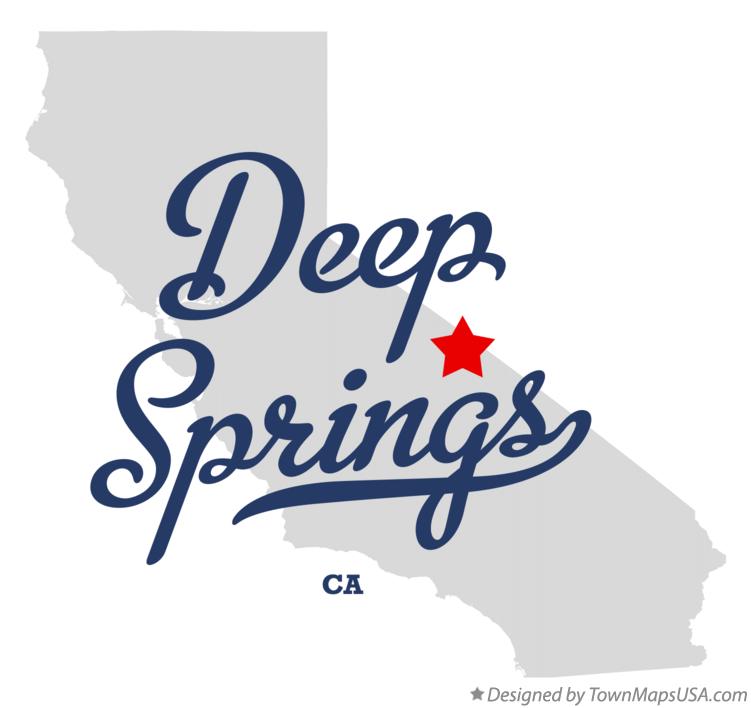 Map of Deep Springs California CA