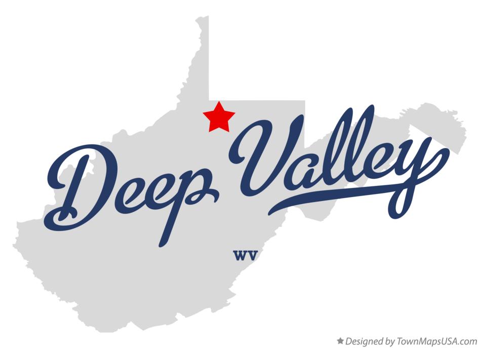 Map of Deep Valley West Virginia WV