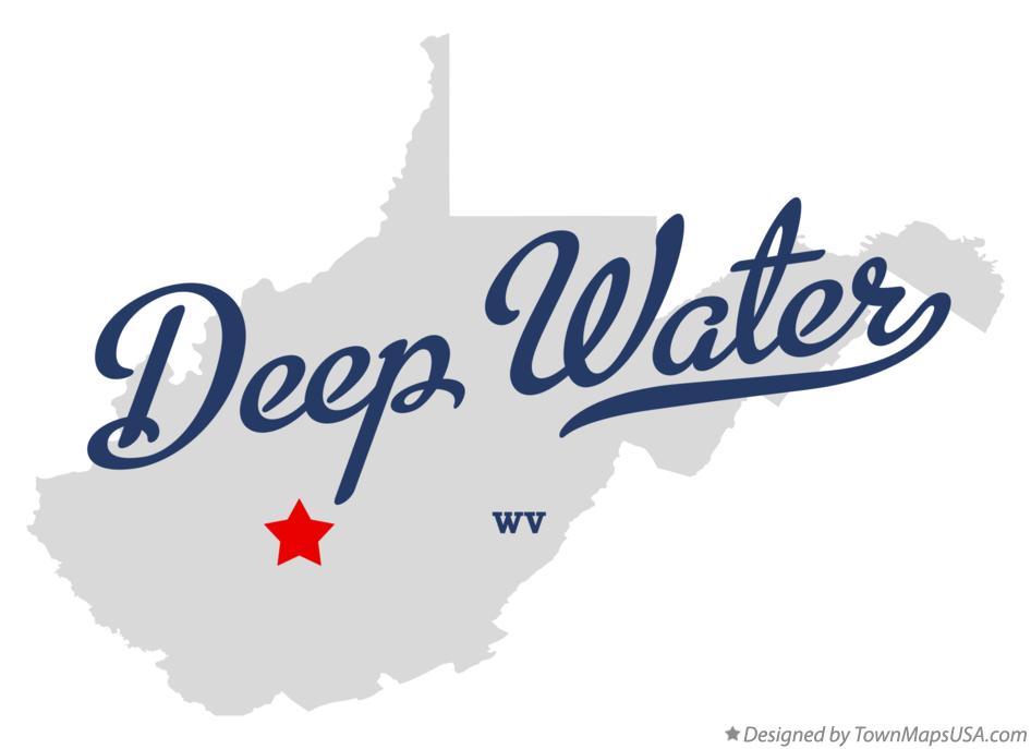 Map of Deep Water West Virginia WV