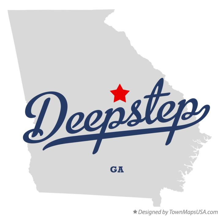 Map of Deepstep Georgia GA