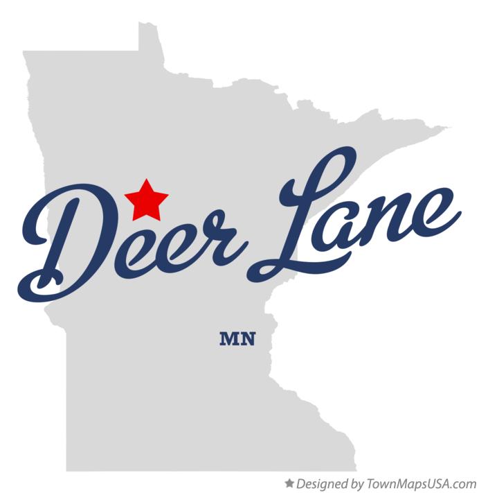 Map of Deer Lane Minnesota MN