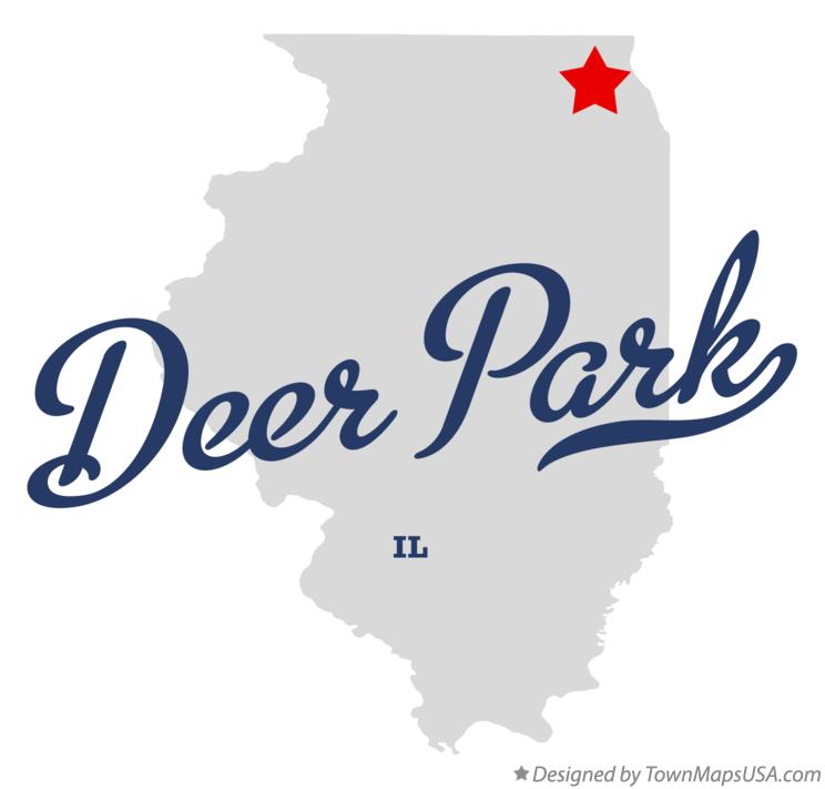 Map of Deer Park Illinois IL