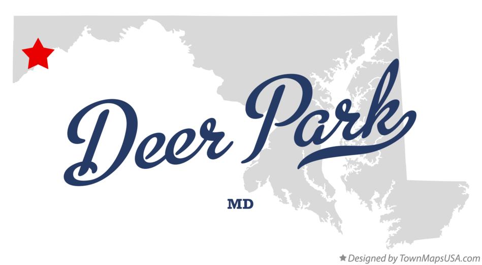 Map of Deer Park Maryland MD