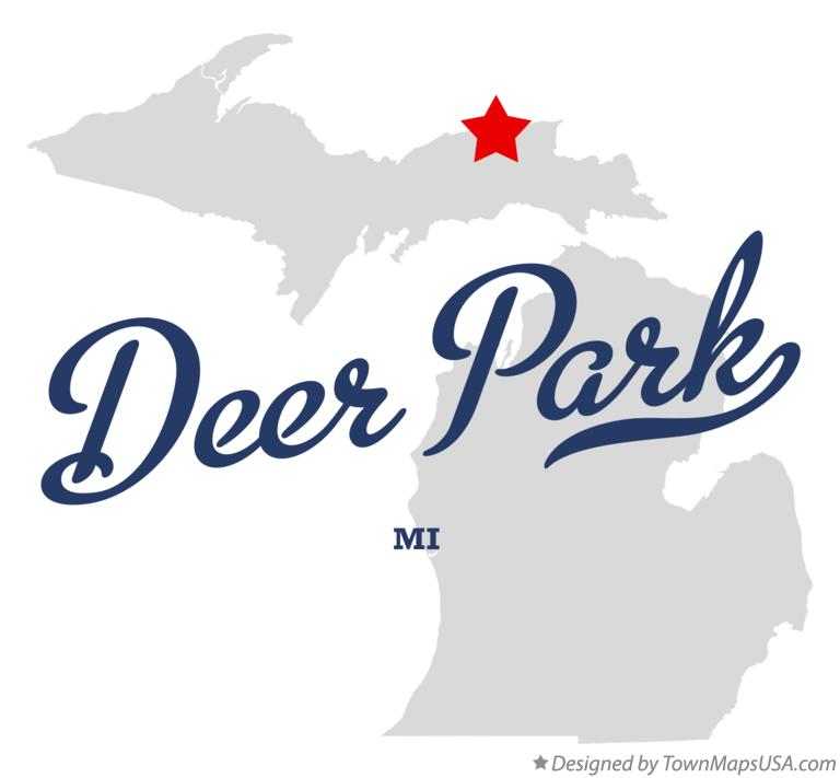 Map of Deer Park Michigan MI