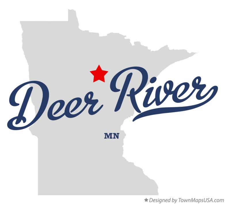 Map of Deer River Minnesota MN