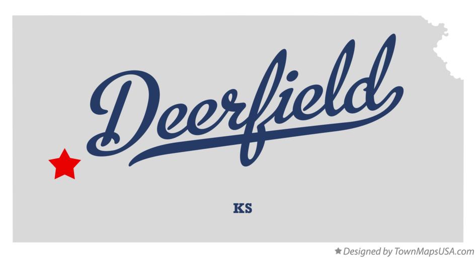 Map of Deerfield Kansas KS