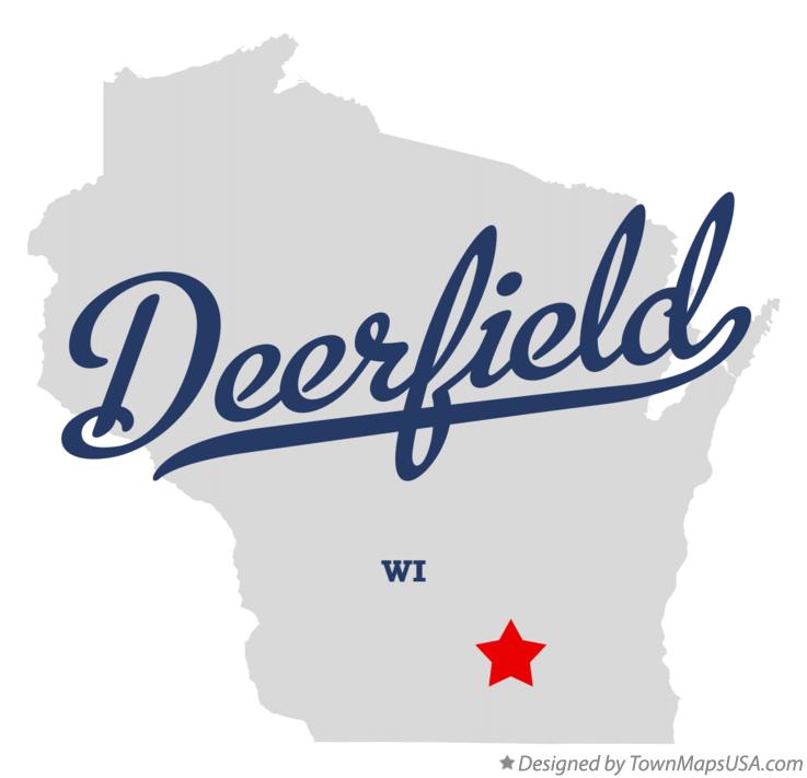 Map of Deerfield Wisconsin WI