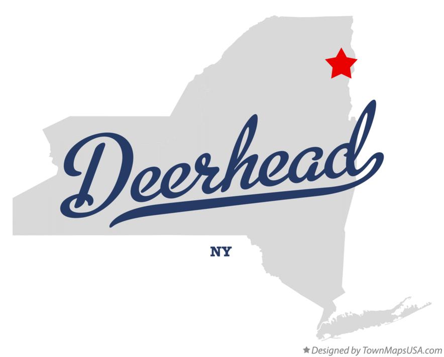 Map of Deerhead New York NY